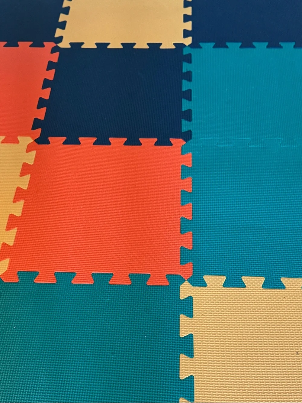 Baby Play Mat, Comfortable Playtime Mat – Portable Foam Floor Tiles 16 tiles